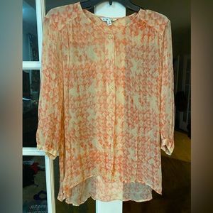 CAbi blouse; size M; silk